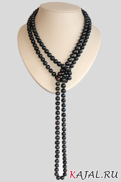 Ожерелья из черного жемчуга